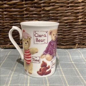 Roy Kirkham Teddy Bear Themed Ceramic Mug fine bone China